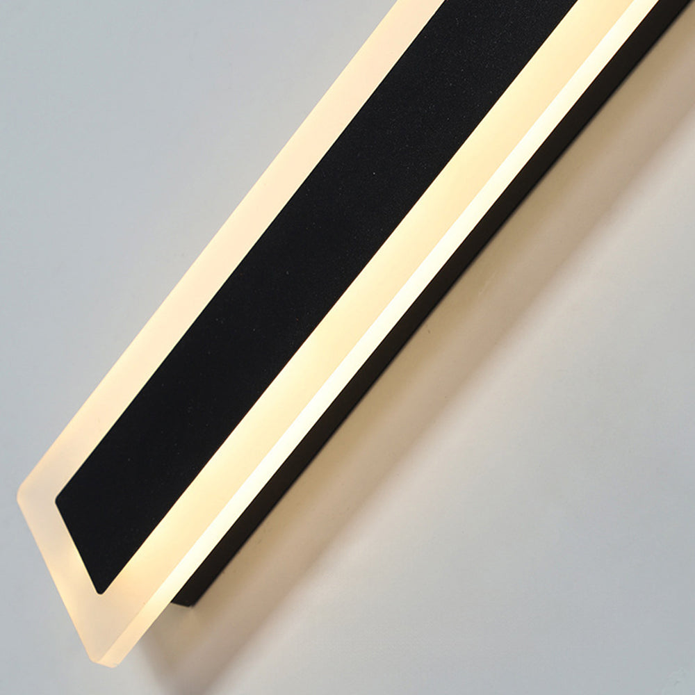 LED Utomhusvägglampor | 11.8–47.2 x 3.1 in | Vattentät IP65 Modern Akrylbelysning | Brick by Brick