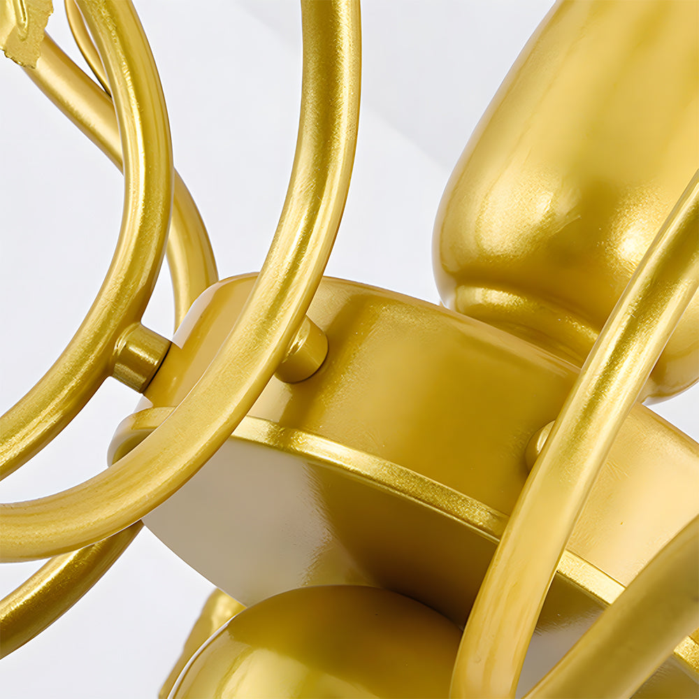 Flemish Style Farmhouse Chandelier | Rustic Iron | Vintage Pendant Fixture | 6/12/16 Lights | Brick by Brick