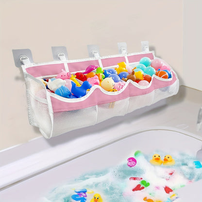 Mesh Badleksaksorganisatör - Perfekt för Ordning