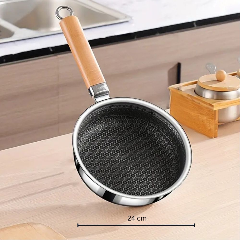 Nature Grip Stekpanna i Rostfritt Stål