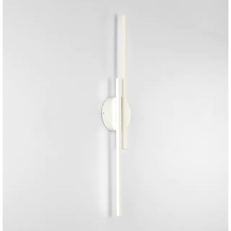 Alana Modern LED Vägglampa - Tvålinjär, Svart/Vit, Metall, Sovrum