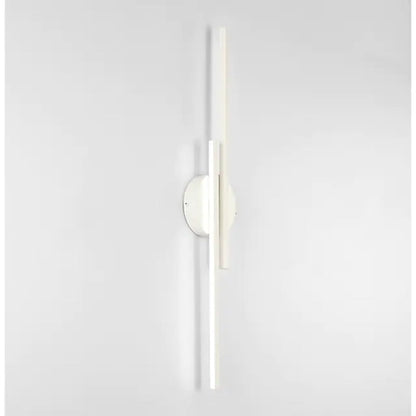 Alana Modern LED Vägglampa - Tvålinjär, Svart/Vit, Metall, Sovrum