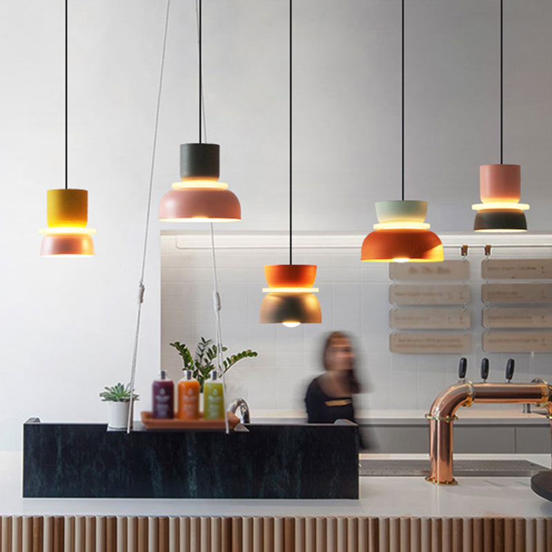 Färgglad Modern LED Hänglampa Macaron Stil