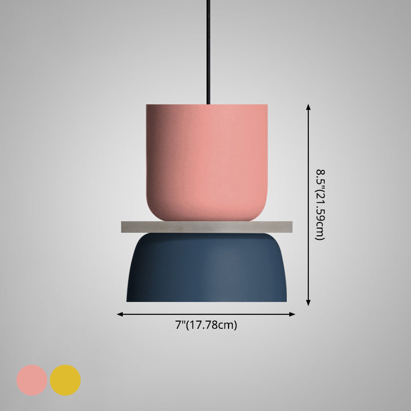 Färgglad Modern LED Hänglampa Macaron Stil