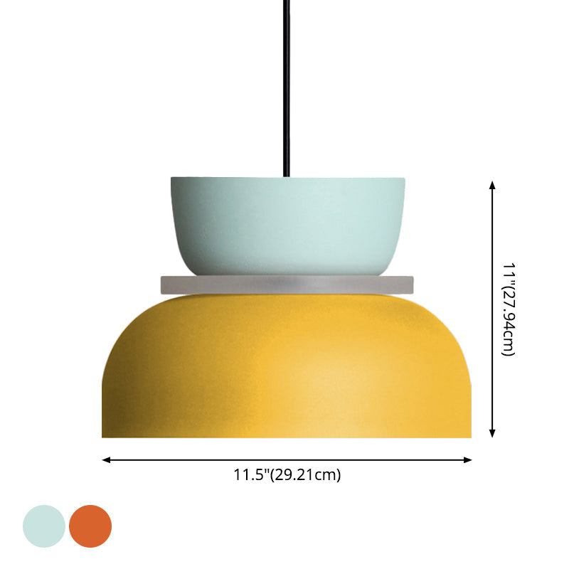 Färgglad Modern LED Hänglampa Macaron Stil