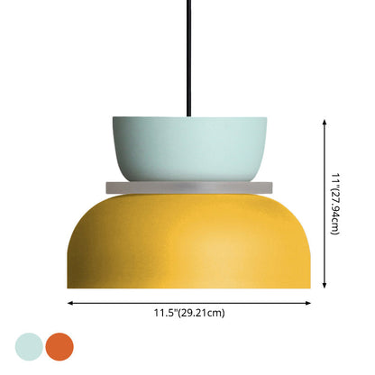 Färgglad Modern LED Hänglampa Macaron Stil