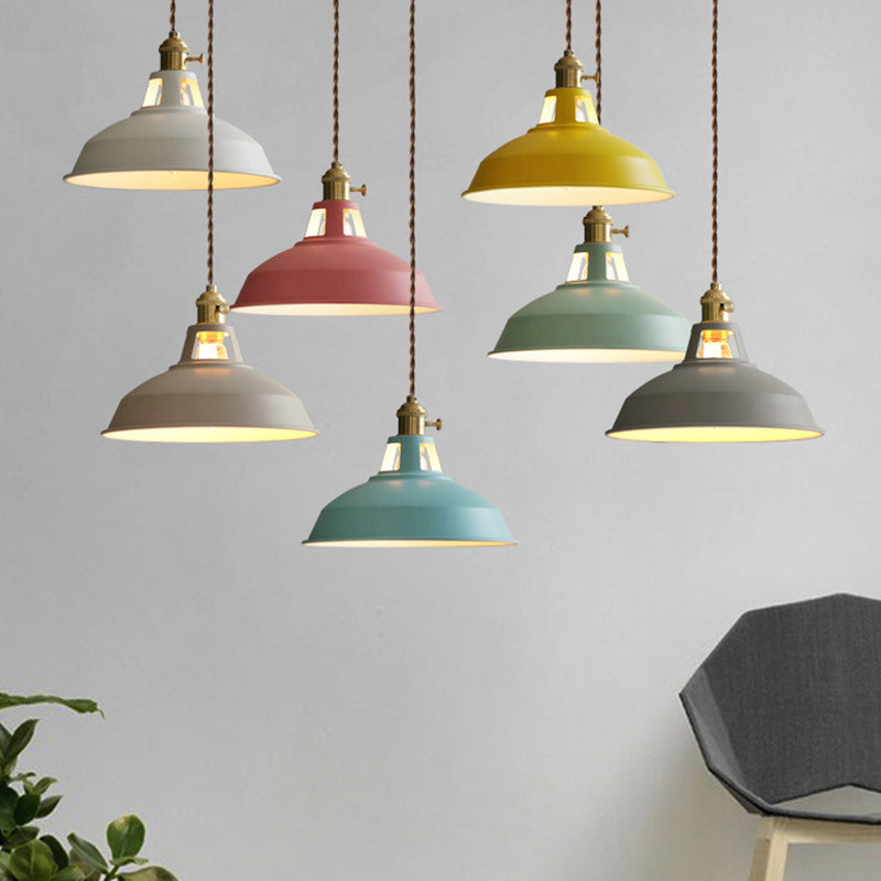 Industriell Retro Hänglampa Metall 1-Ljus För Restaurang