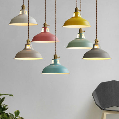 Industriell Retro Hänglampa Metall 1-Ljus För Restaurang