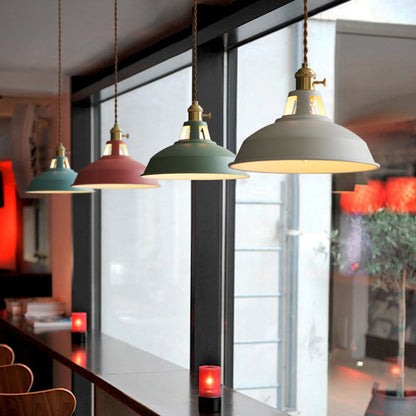 Industriell Retro Hänglampa Metall 1-Ljus För Restaurang