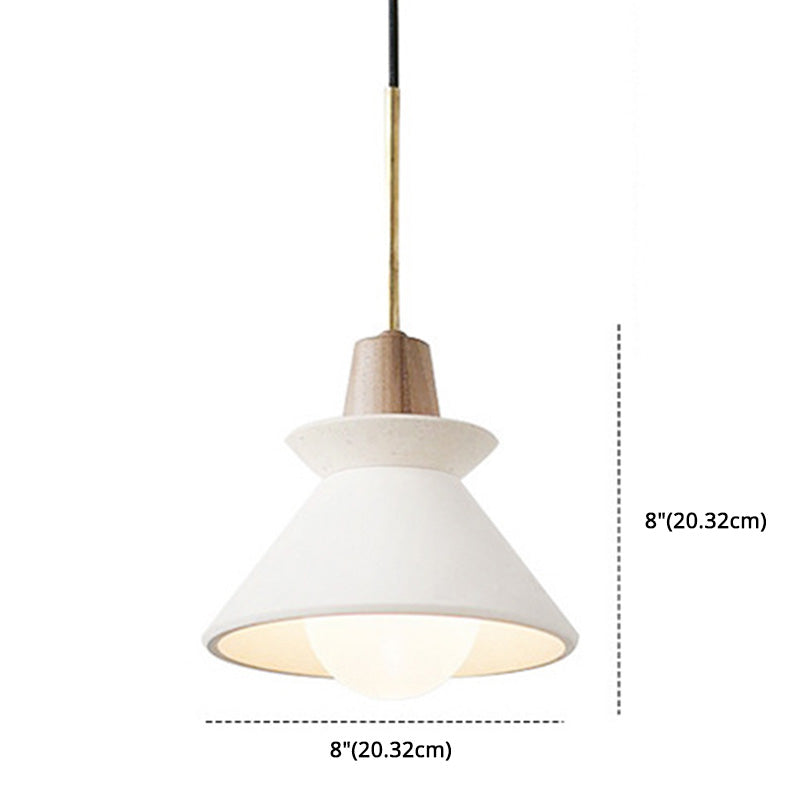 Cement Hänglampa Modern Minimalistisk 1 Ljus Restaurang Mini Pendel
