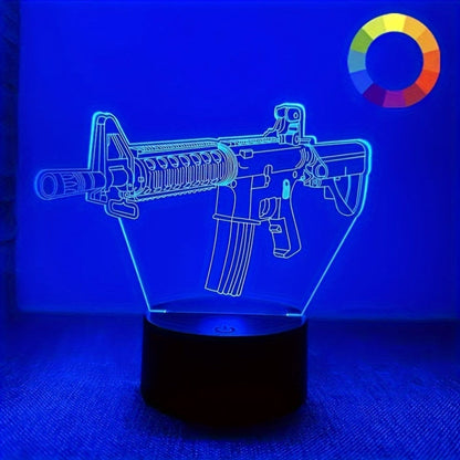 GeoLicht - 3D Geometrisk LED Skrivbordslampa med Touch-kontroll