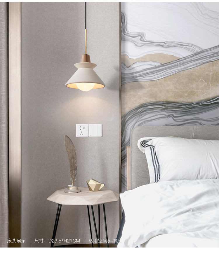 Cement Hänglampa Modern Minimalistisk 1 Ljus Restaurang Mini Pendel