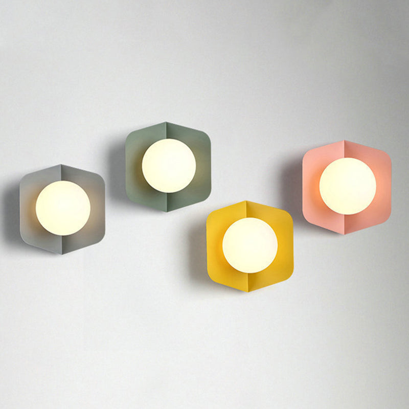 Macaroon - Modern Metall Vägglampa för Inomhus, Nordisk Stil LED-belysning