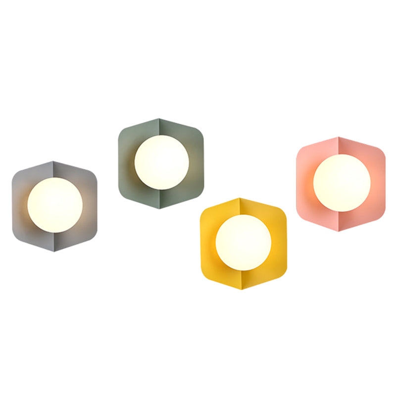 Macaroon - Modern Metall Vägglampa för Inomhus, Nordisk Stil LED-belysning