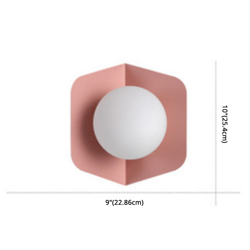 Macaroon - Modern Metall Vägglampa för Inomhus, Nordisk Stil LED-belysning