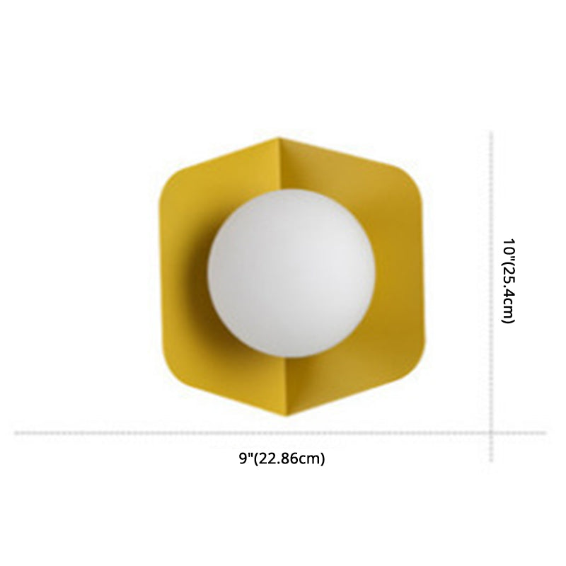 Macaroon - Modern Metall Vägglampa för Inomhus, Nordisk Stil LED-belysning