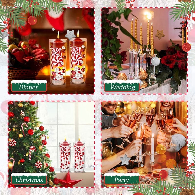 Carvallo - 2250 stycken 17-20mm kristall-botten-vatten-perlor-gel