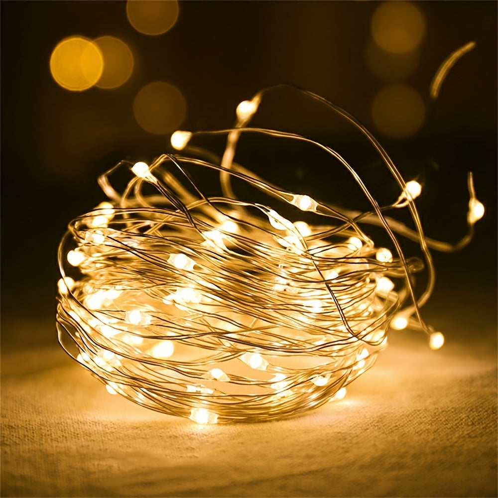 TwinkleWire - USB LED Koppartråd Ljuslina, Flerfärgad Dekoration