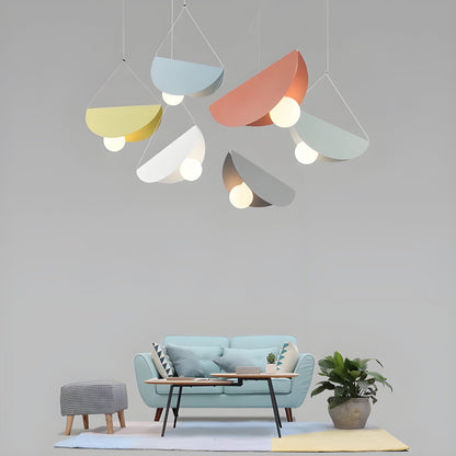 SparkLite Ljus - Fållad Metall Hängande Taklampa