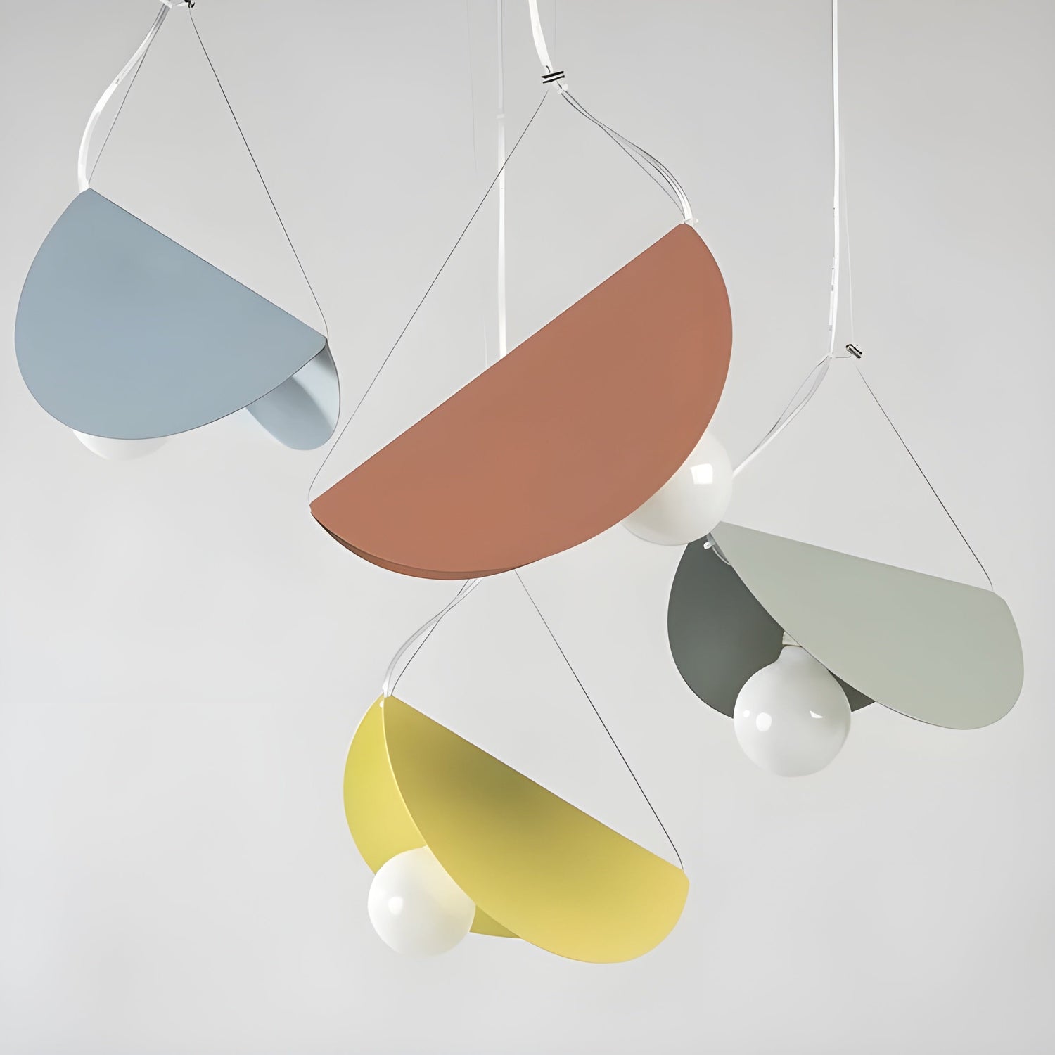 SparkLite Ljus - Fållad Metall Hängande Taklampa