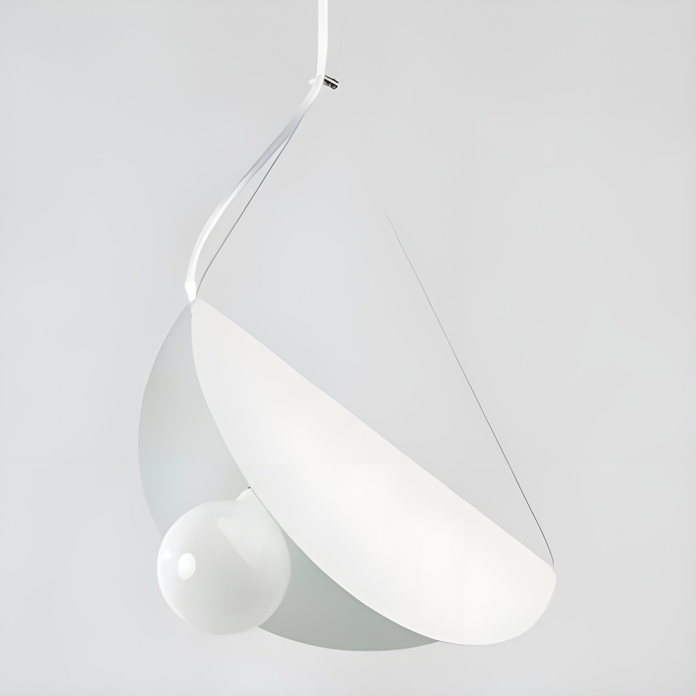 SparkLite Ljus - Fållad Metall Hängande Taklampa