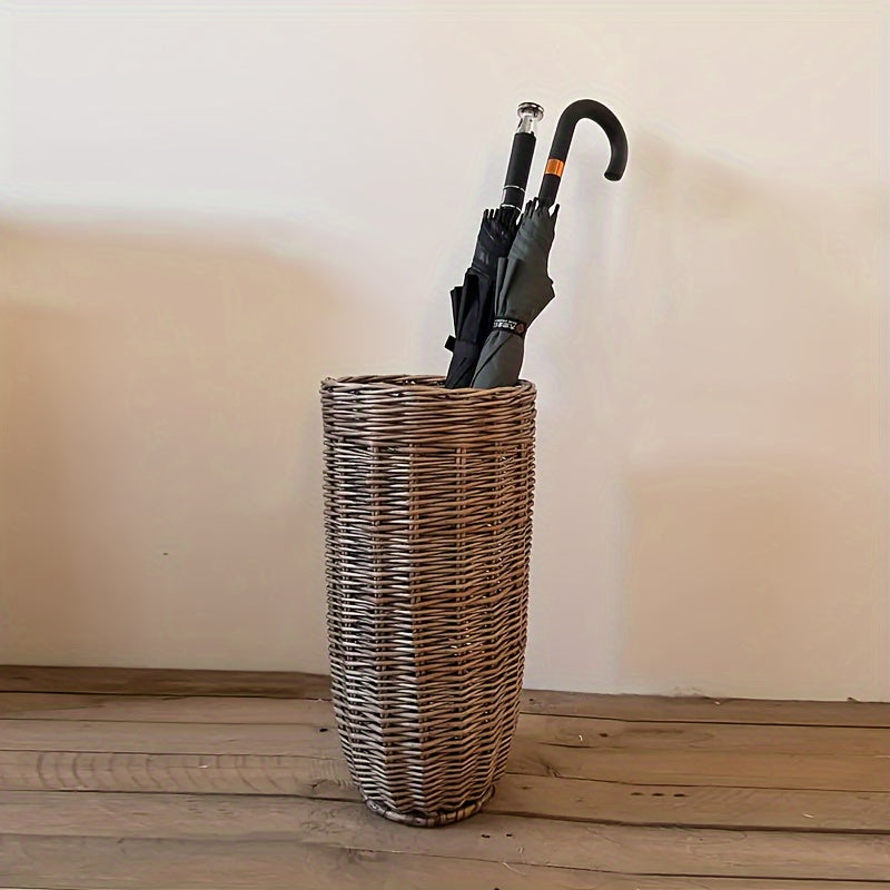 Vintage Handgjord Pilkorg - Stilig och Funktionell för Alla Hem