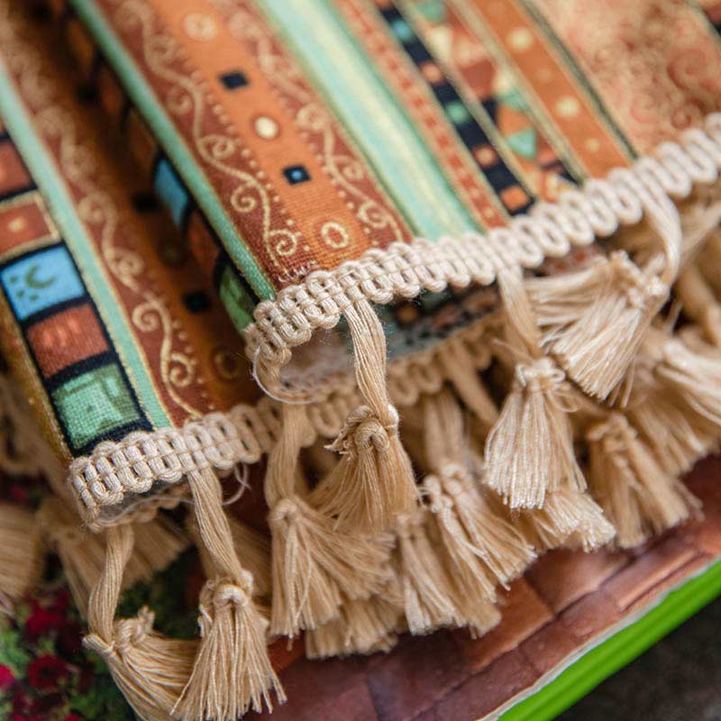 Färggranna Pärlfrans Gardin Ljusfilter Draperier