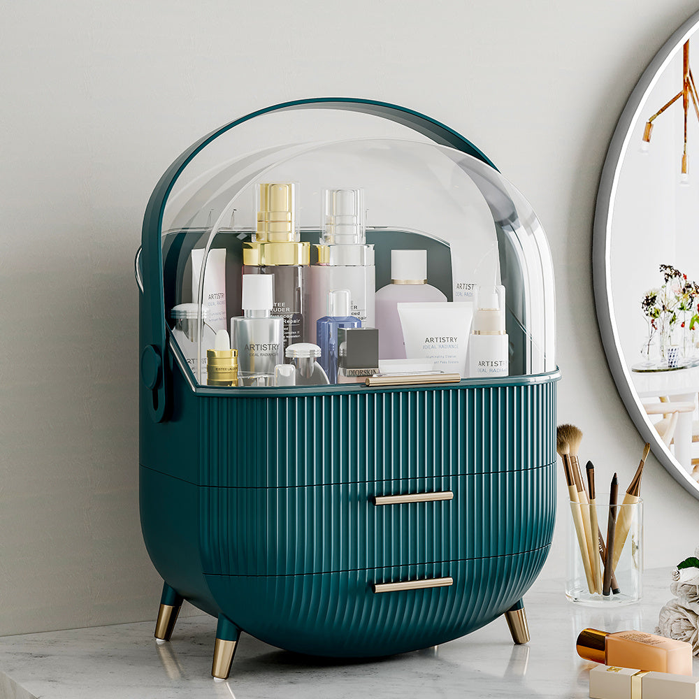Makeup Storage Organizer med lådor - Kosmetisk bordsskåp