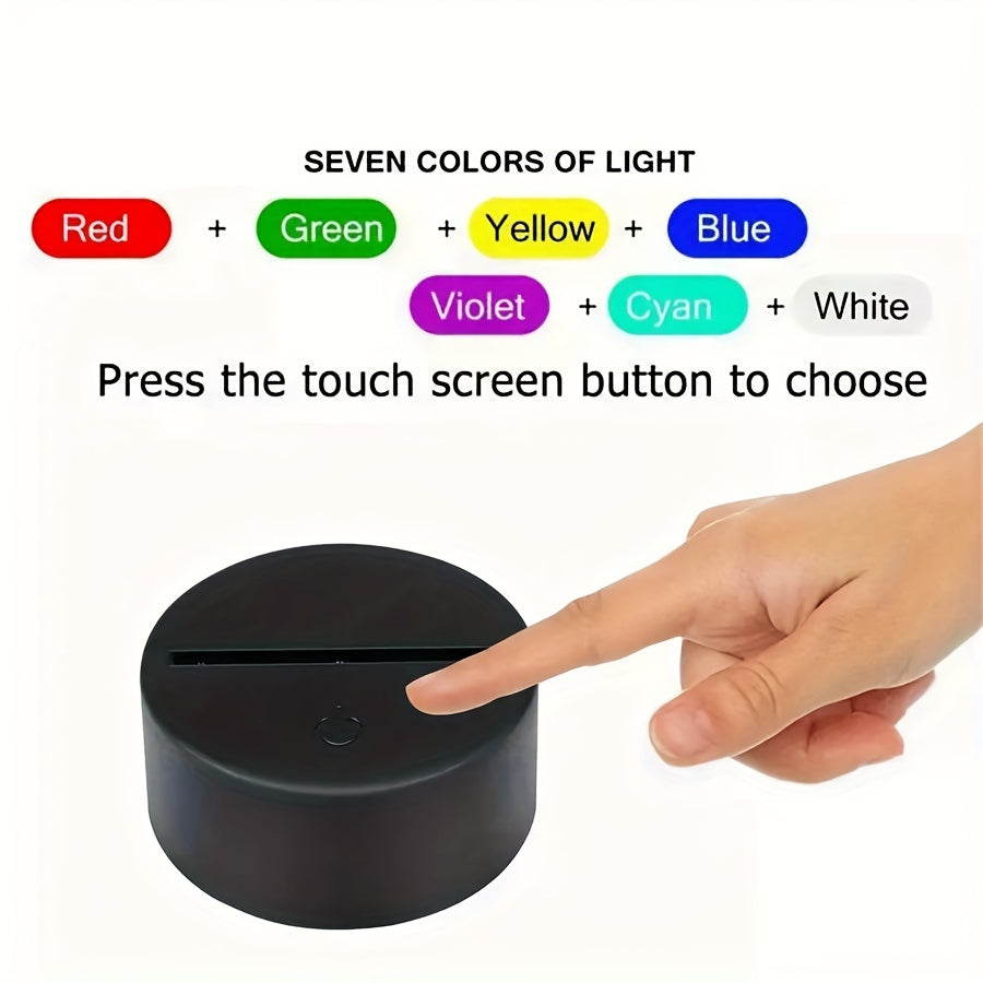 GeoLicht - 3D Geometrisk LED Skrivbordslampa med Touch-kontroll