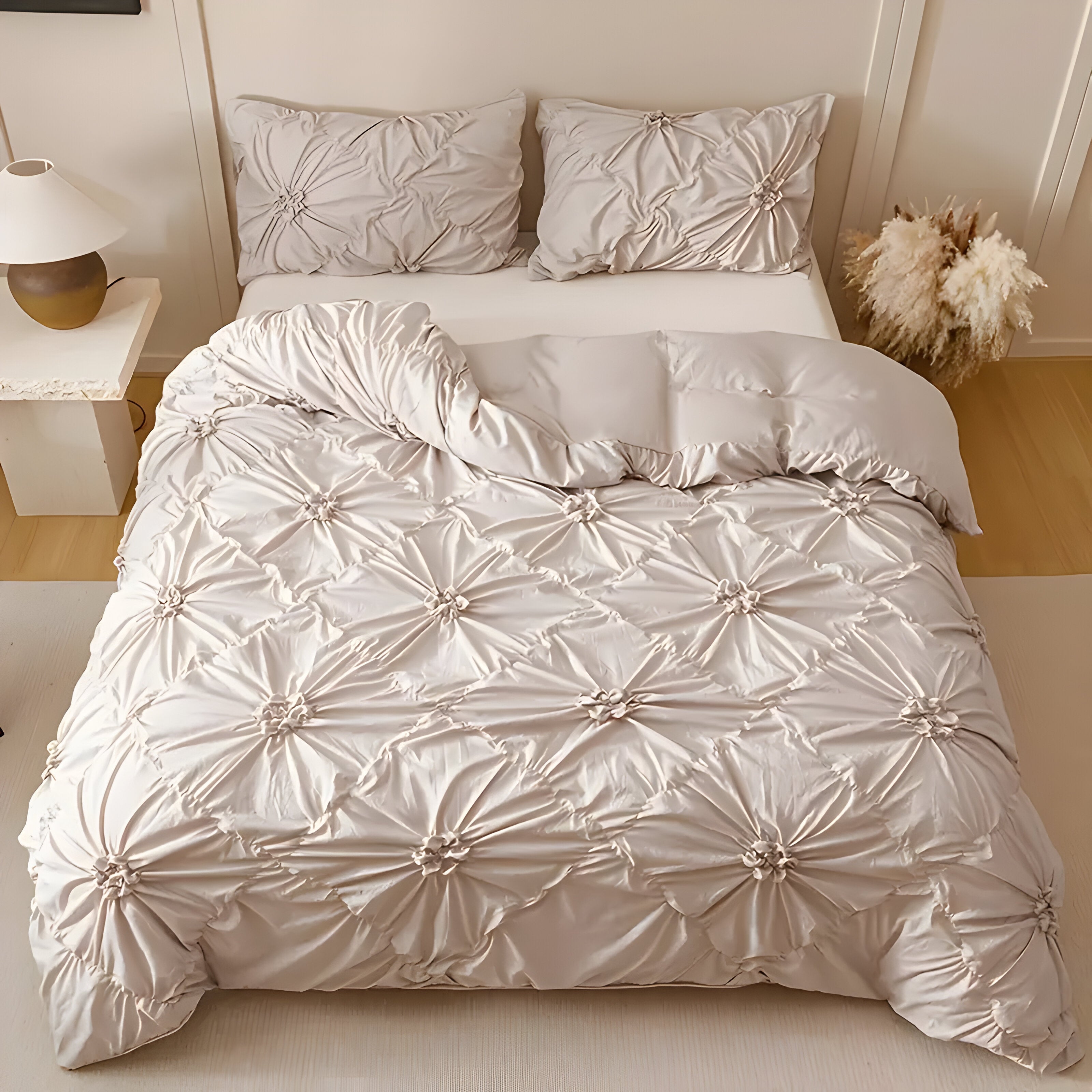 DiamondLuxe Duvet Set - Luksuriöst diamantmönster sängkläder