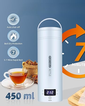 Luxora Bärbar Elektrisk Resekanna för Varma Drycker