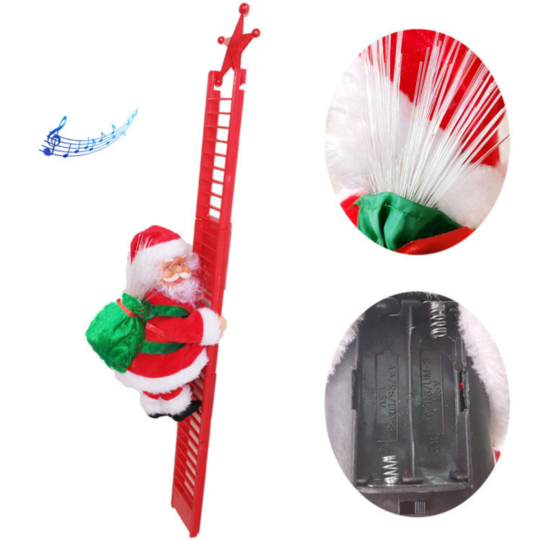 Klibbande jultomte barnleksak