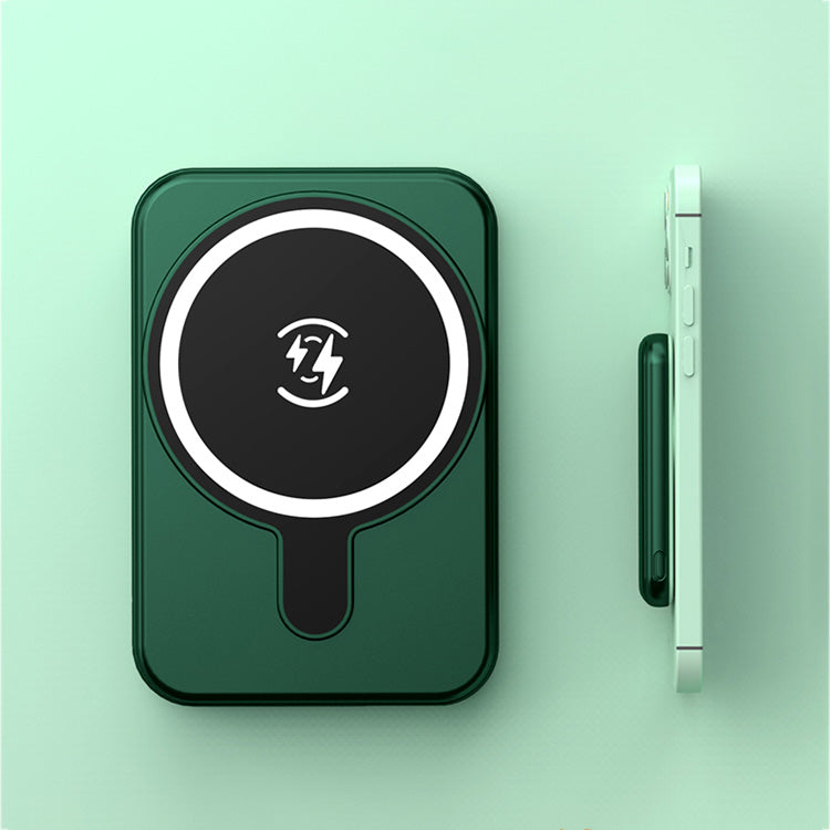 Carvallo Magnetisk Powerbank 5000 mAh | Kompatibel med iPhones | USB-utgång 5 V/2,1 A | Kompakt &amp; Stilig