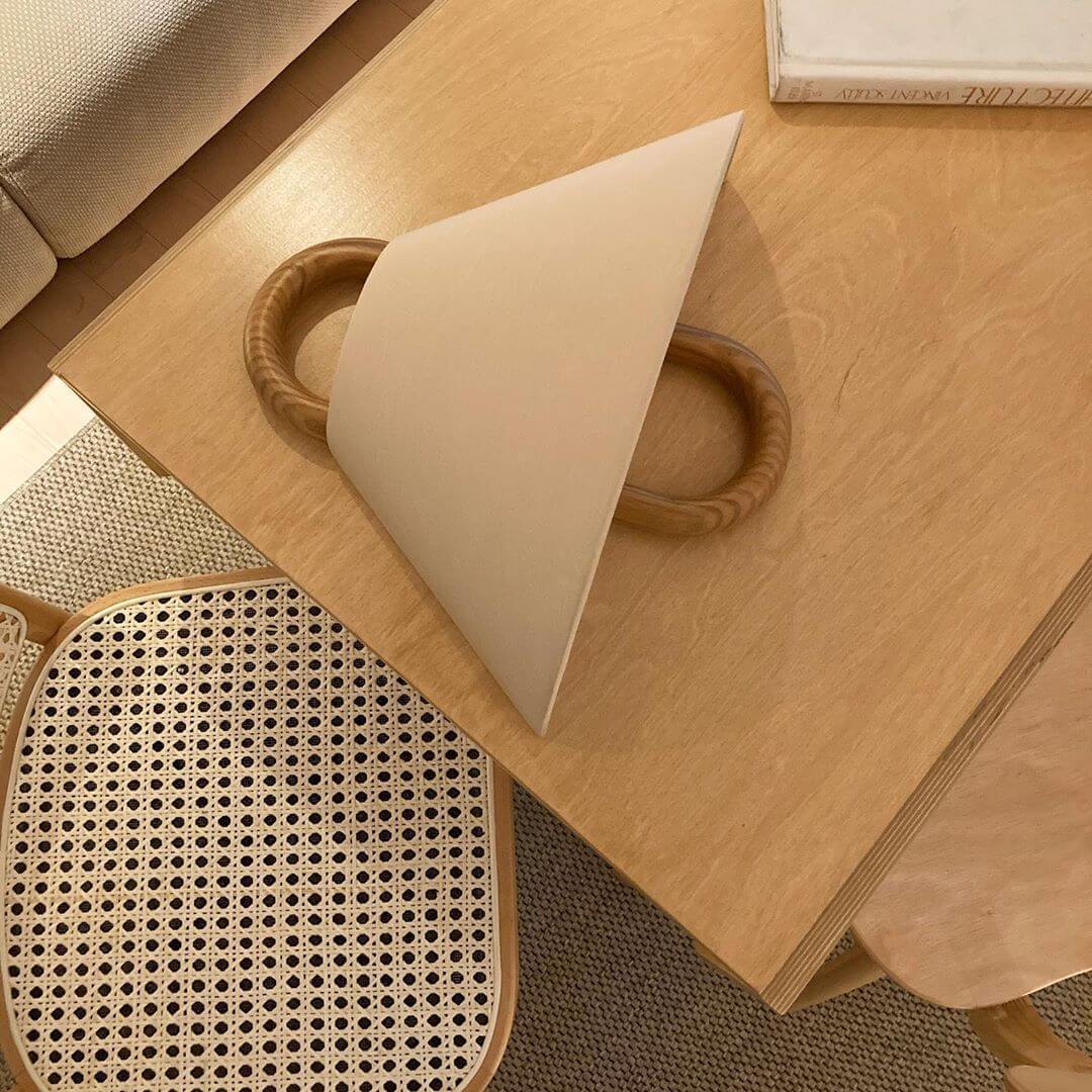 Vägglampa Modern Trä Tyg Sconcelampa