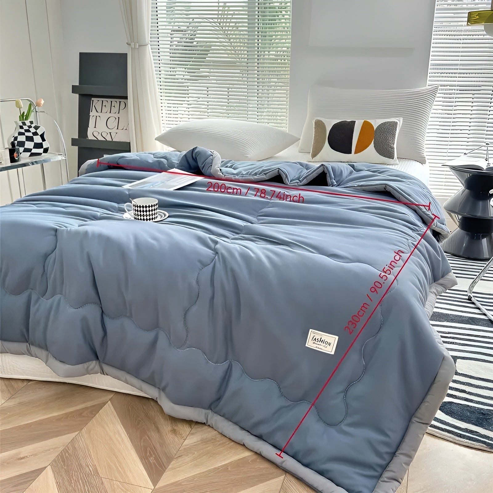 Lätt täcke för sommaren – Andas &amp; Mångsidig | För soffa, säng &amp; resor