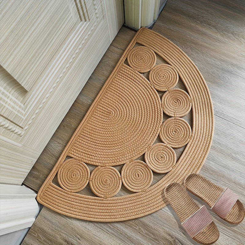 Boho handvävd badmatta – Perfekt för ditt badrum eller entré