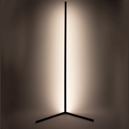 Modern LED Aluminium Hörngolvlampa