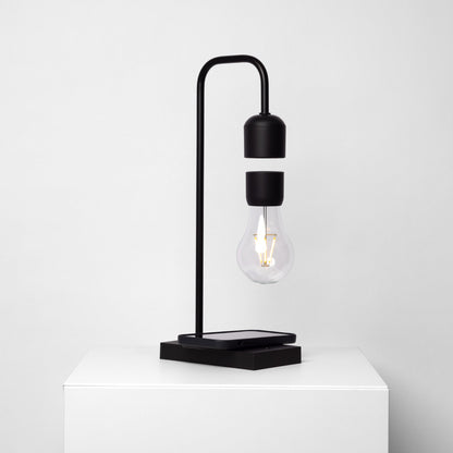 Minimalistisk Flytande LED-lampa med Trådlös Telefonladdare