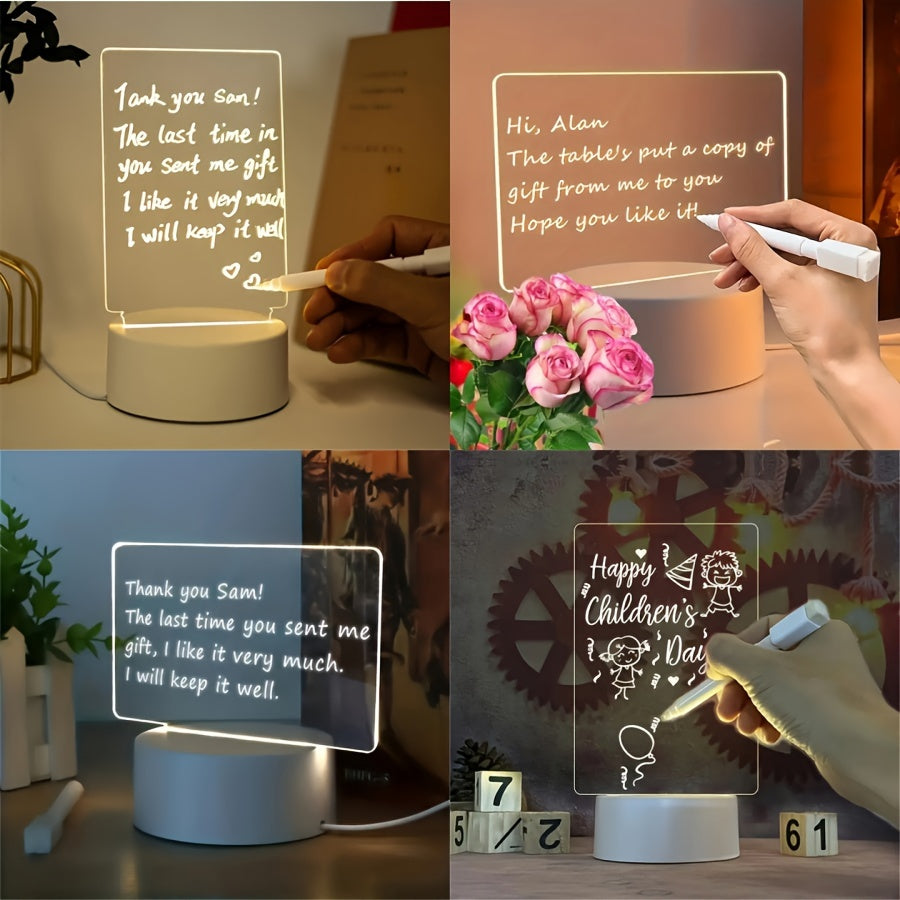 LumiBoard - Modern LED Skrivtavla Bordslampa med Penna