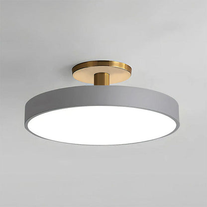 Modern Flush Mount Ceiling Light | 5.9×11.8–23.6 in | LED Rund Armatur | Hårdvara + Akryl | Brick by Brick