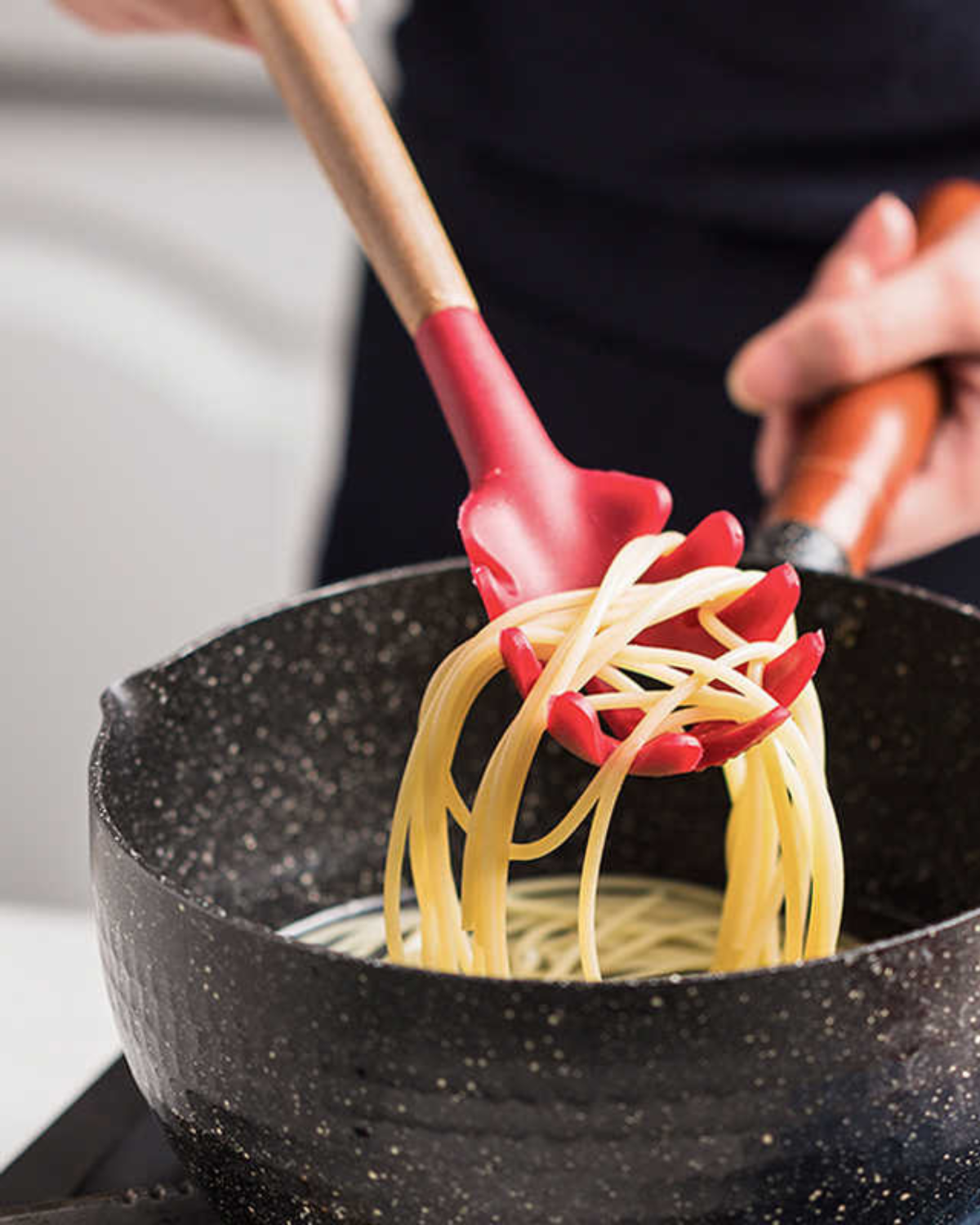 Carvallo – Miljövänligt Silikon Kökset med Bambu Handtag (12-delar)