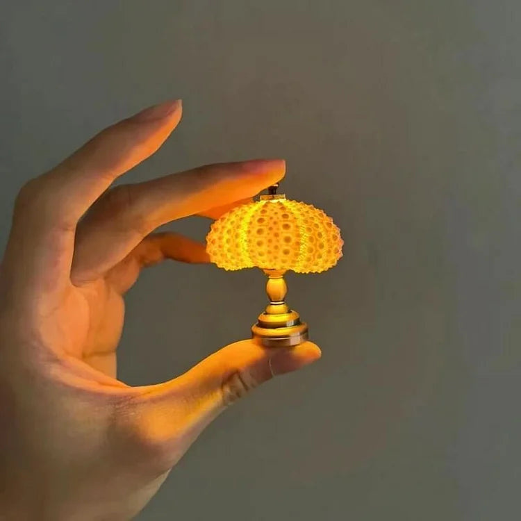 DIY Zee-egel bordslampa