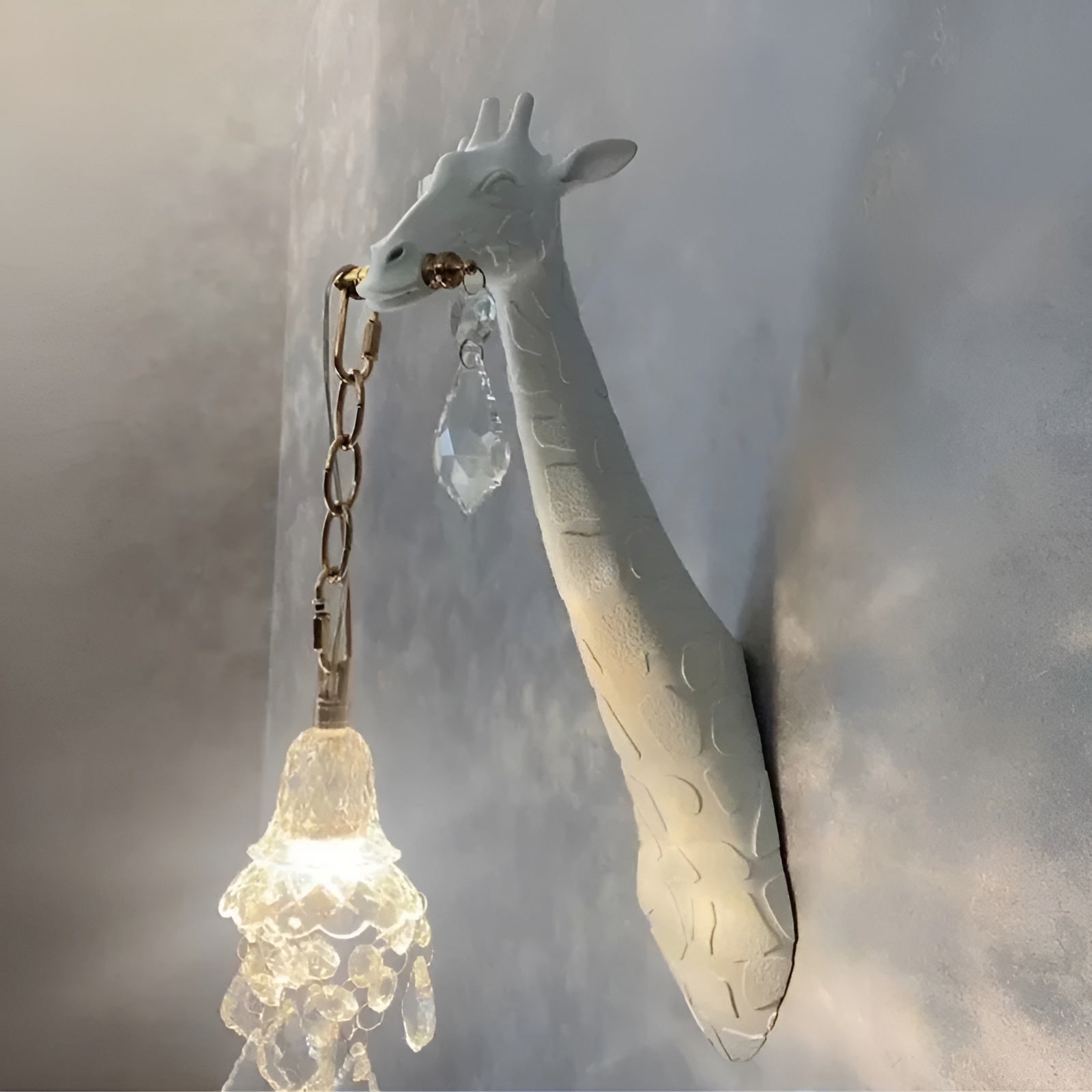 LuxeSafari Light - Dekorativ Giraff-LED-vägglampa