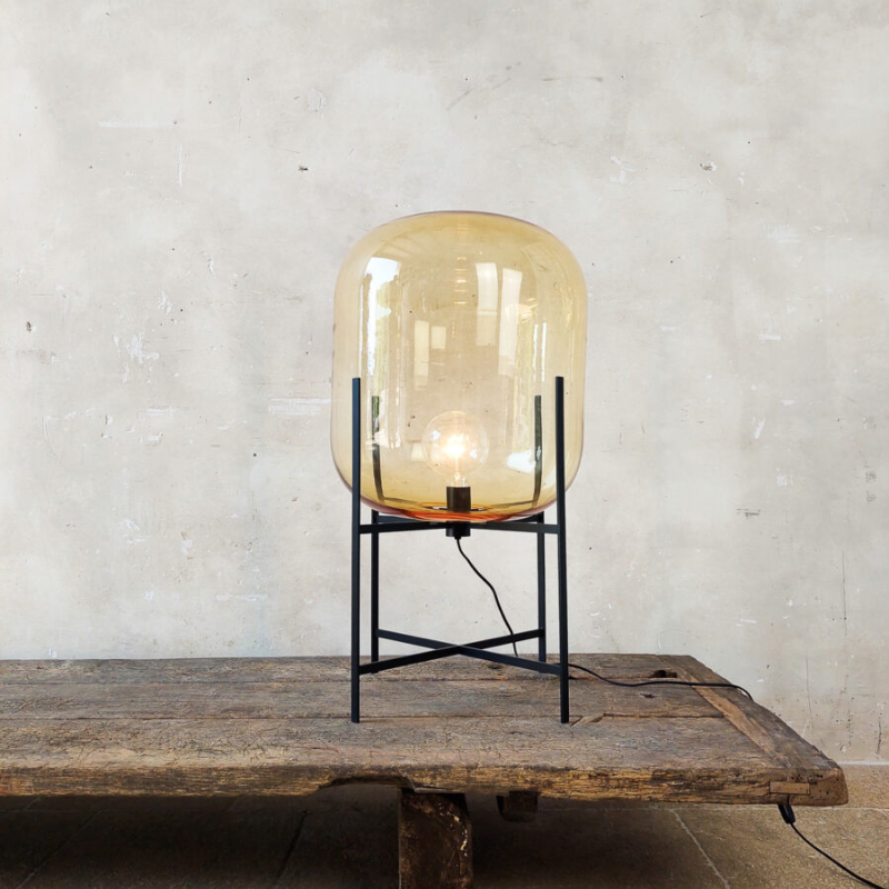 Modern Oval Glaslampa – Elegant Design för Alla Rum