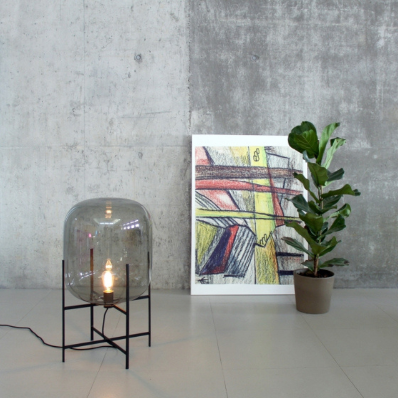 Modern Oval Glaslampa – Elegant Design för Alla Rum