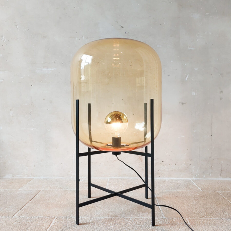 Modern Oval Glaslampa – Elegant Design för Alla Rum