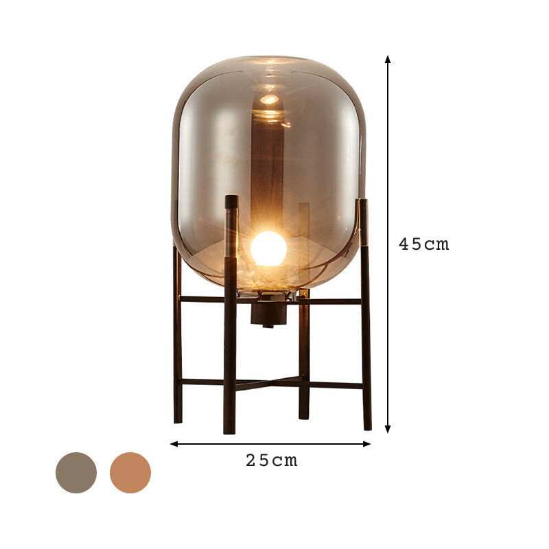 Modern Oval Glaslampa – Elegant Design för Alla Rum