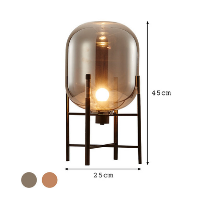 Modern Oval Glaslampa – Elegant Design för Alla Rum