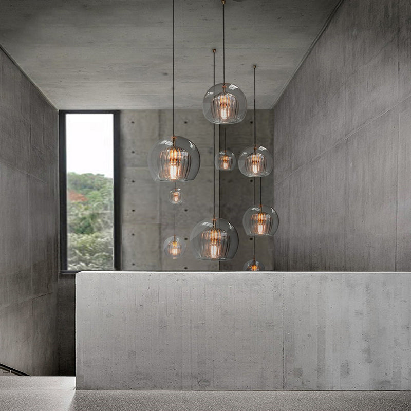 Luminara Nordisk Taklampor Kit, Klar Glas Trapplampor