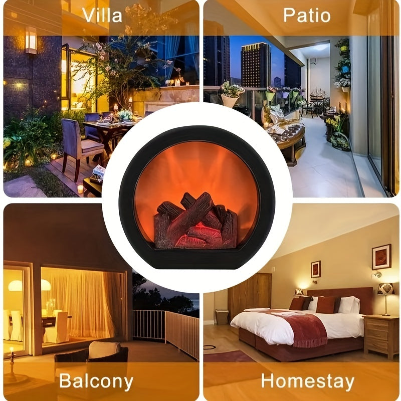 FlameGlow - Simulerad Kolglödlamps med Retro-stil Dekoration